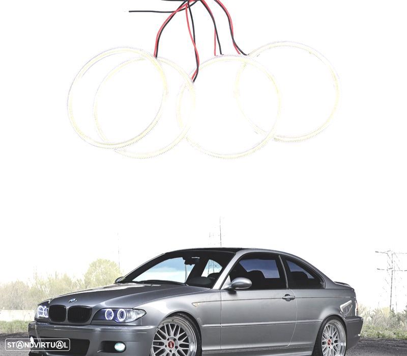KIT AROS ANGEL EYES CCFL PARA BMW E46 COUPE CABRIO 03-06 - 1