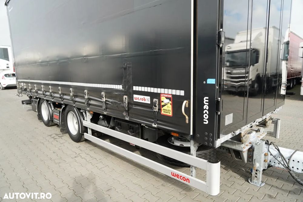 Wecon REMORCA - 7,7 M / TANDEM / DRIVE-THROUGH / AXĂ RIDICATĂ / SAF / 2023 - 9