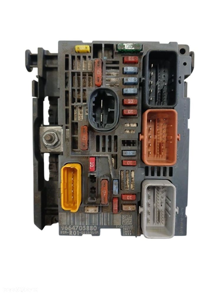 SKRZYNKA BEZPIECZNIKÓW BSM CITROEN C4 I 1.6 HDI 9664705880 C4 I 1.6 HDI - 1