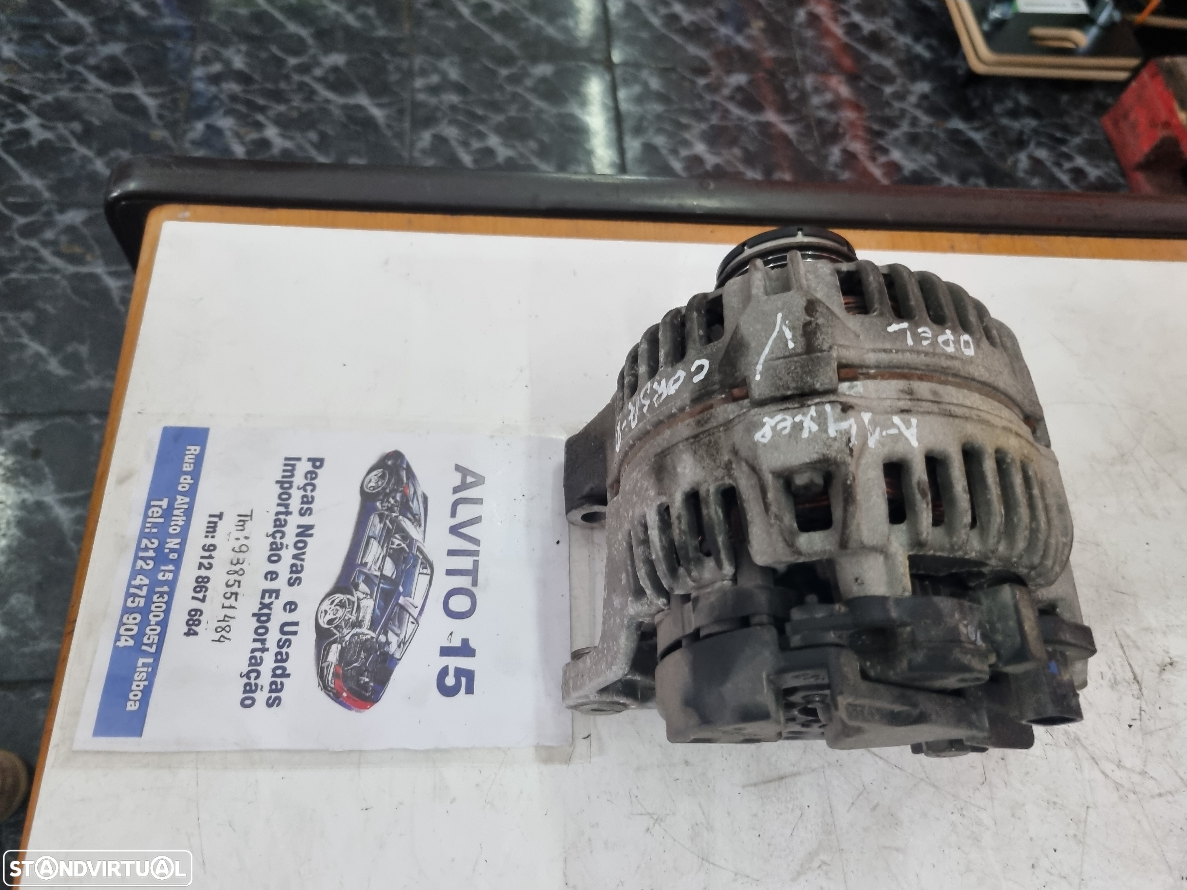 Alternador Opel Corsa D -  ref:  A14XER - 3