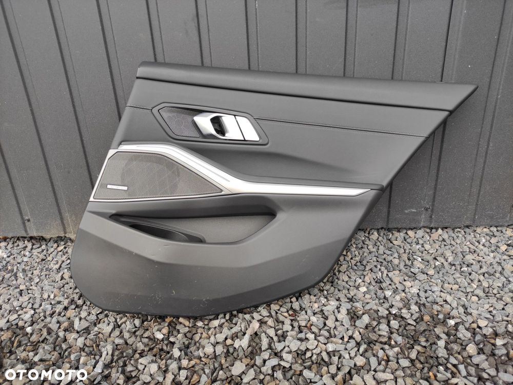 FOTELE KANAPA BOCZKI BMW G20 CZARNA PÓŁSKÓRA EUROPA CH - 13