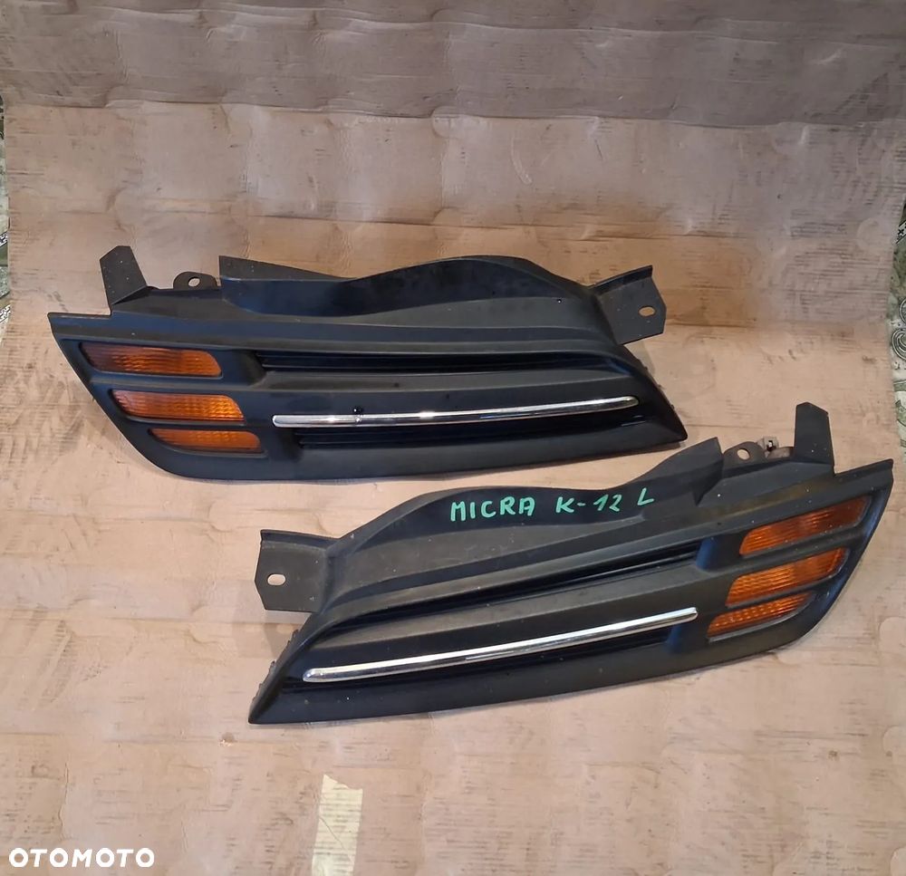 Kratka zderzaka przód NISSAN MICRA K12 prawa lewa OE - 1