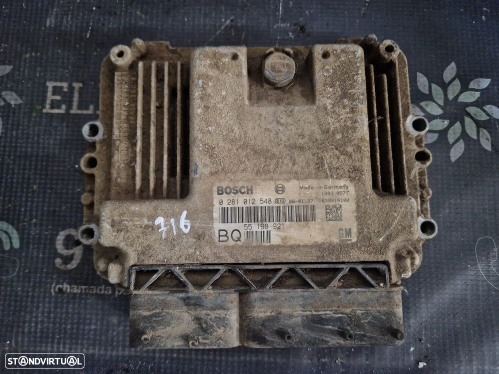 Centralina usada 0281012548 OPEL ASTRA H 1.9 CDTI 120CV Z19DT ZAFIRA