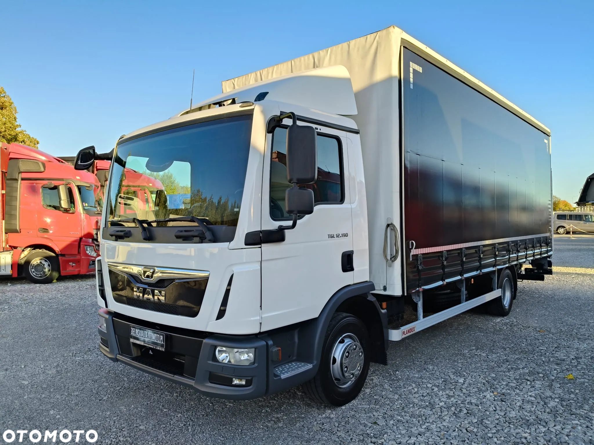 MAN TGL 12.190 / FIRANKA + WINDA / EURO 6 / PRZEBIEG 220 TYS KM ! / - 1