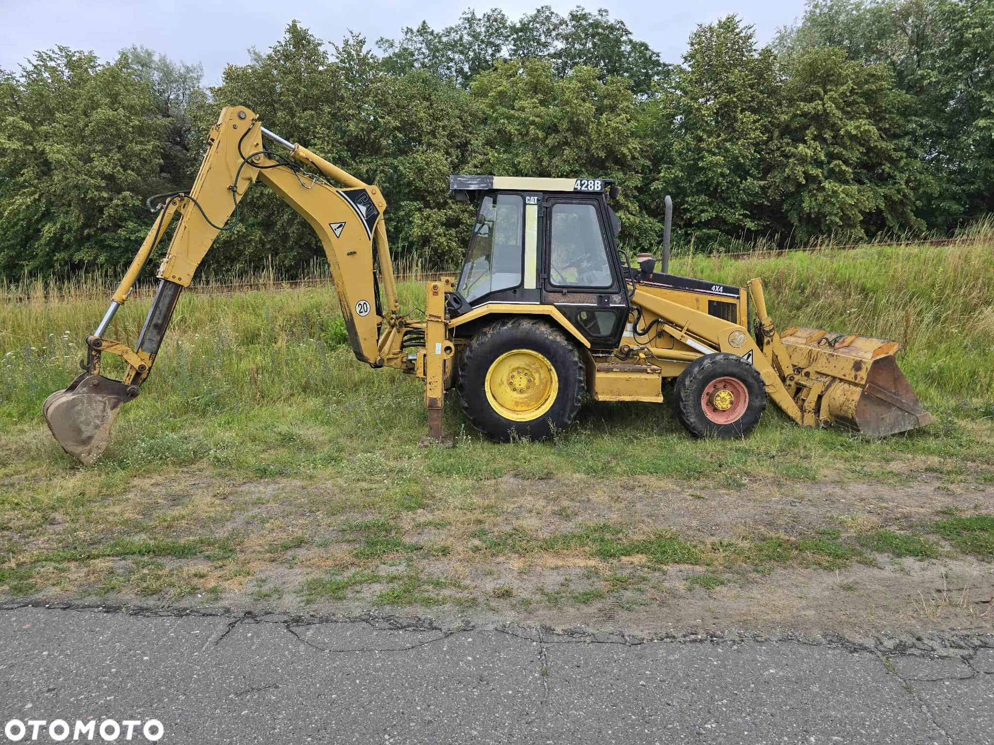 Caterpillar 428B 4x4 95KM SALON PL KROKODYL TELESKOP - 2