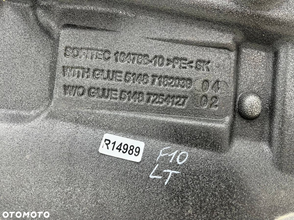 Wygłuszenie drzwi BMW 5 F10 sedan F11 kombi 10-17r. lewe tylne wygłuszenie drzwi pianka lewy tył - 3