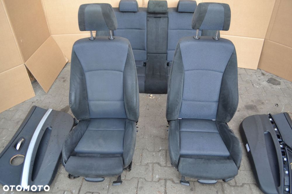 BMW E90 FOTELE KANAPA OPARCIE BOCZKI ALCANTARA SPORTSIZE MPAKIET KOMPLET - 3
