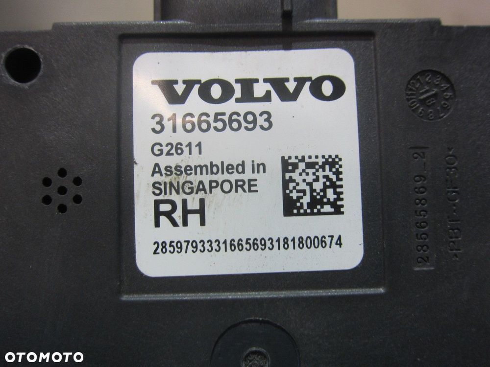 VOLVO XC60 II XC 60 RADAR MARTWEGO POLA MODUŁ SENSOR PRAWY TYŁ 31665693 - 7
