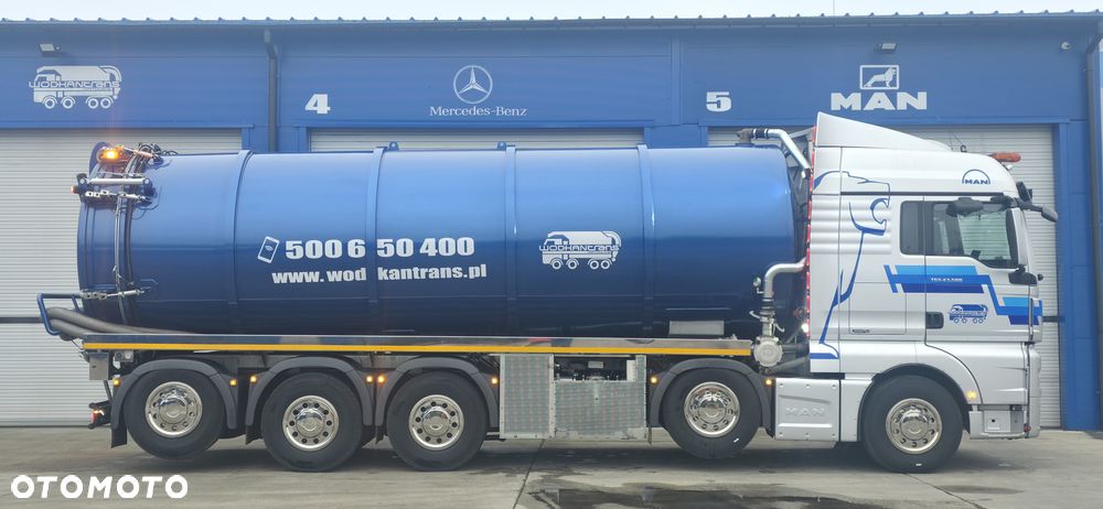 MAN TGX 43.580 10x4 asenizacyjny cysterna 32m3 DEMAG beczka zabudowa 2024 - 6