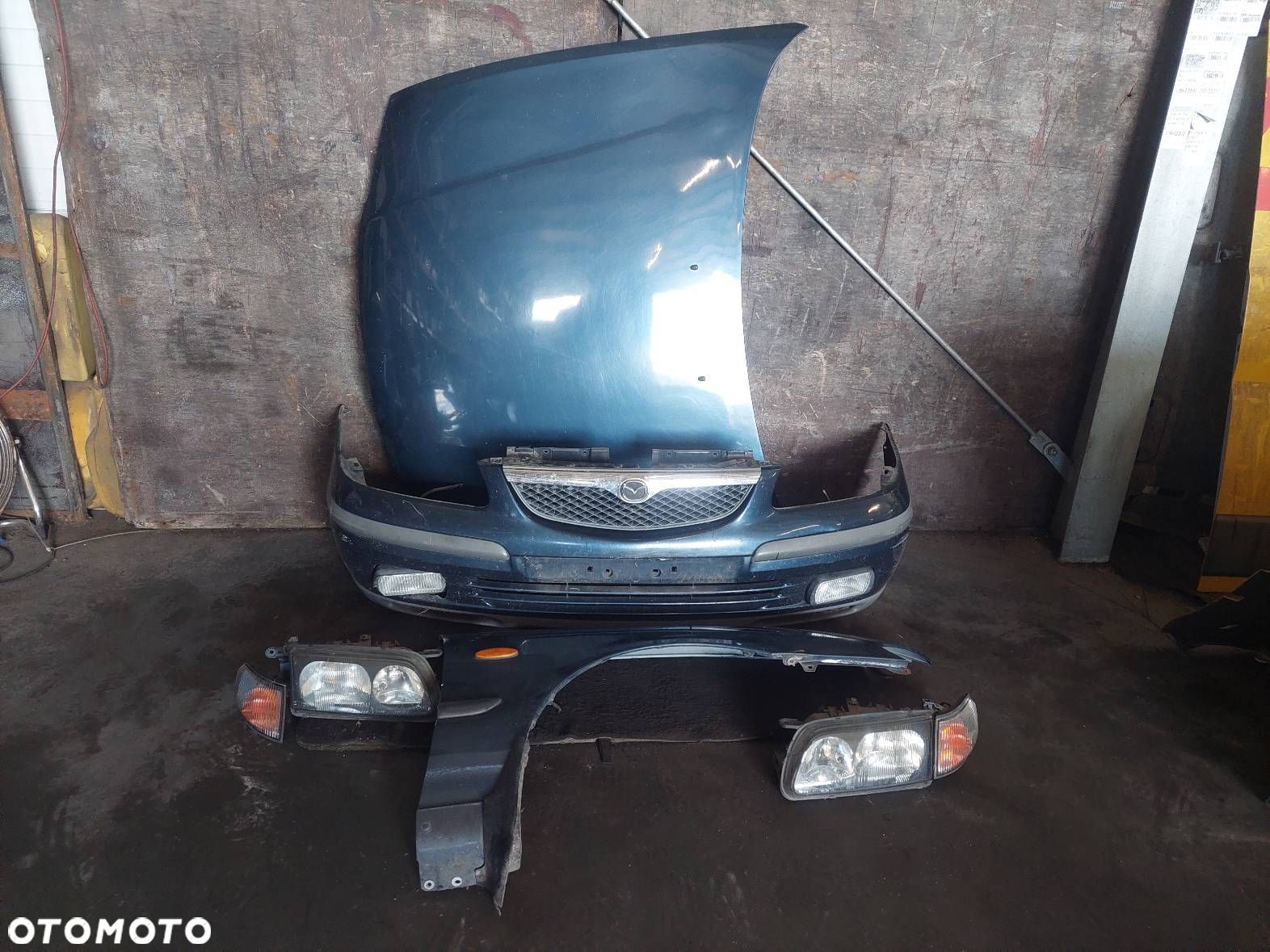 KOMPLETNY PRZÓD MASKA ZDERZAK LAMPY BŁOTNIK MAZDA 626 V GF 12K - 1