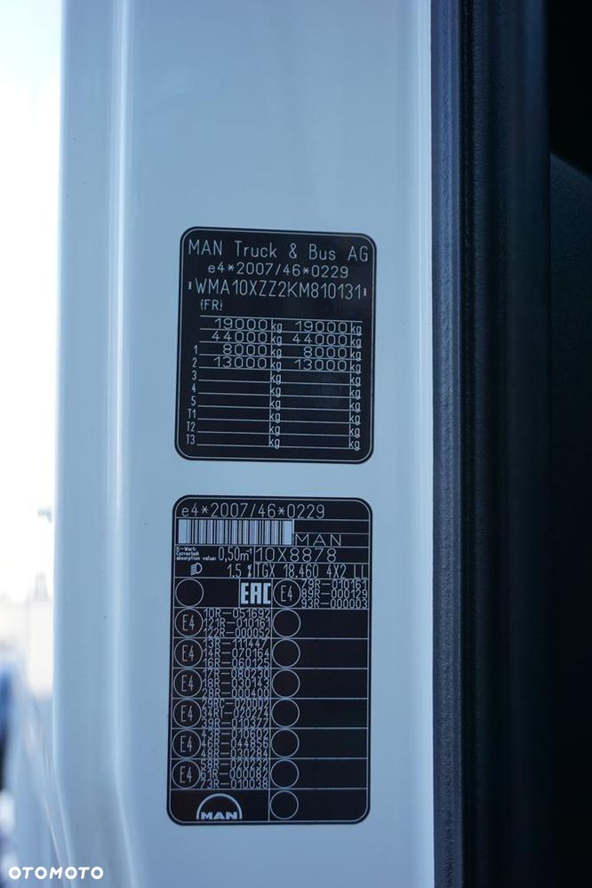 MAN TGX / 18.460 / ACC / E 6 / XLX /  BDF / 7,15 M , 7,45 M - 11