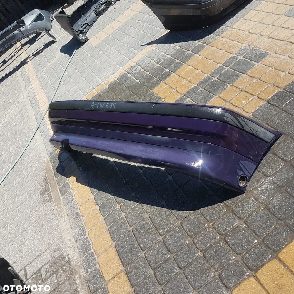zderzak listwa nakładka odblask tył tylny bmw e36 e46 coupe cabrio lift oryginał - 5