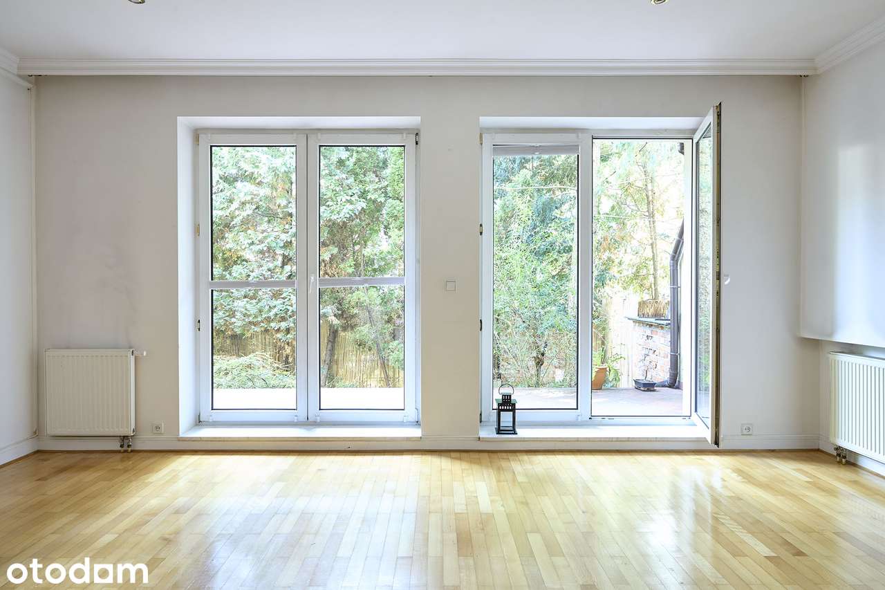 Apartament z tarasem, ogródkiem, garażem oraz osobnym gabinetem