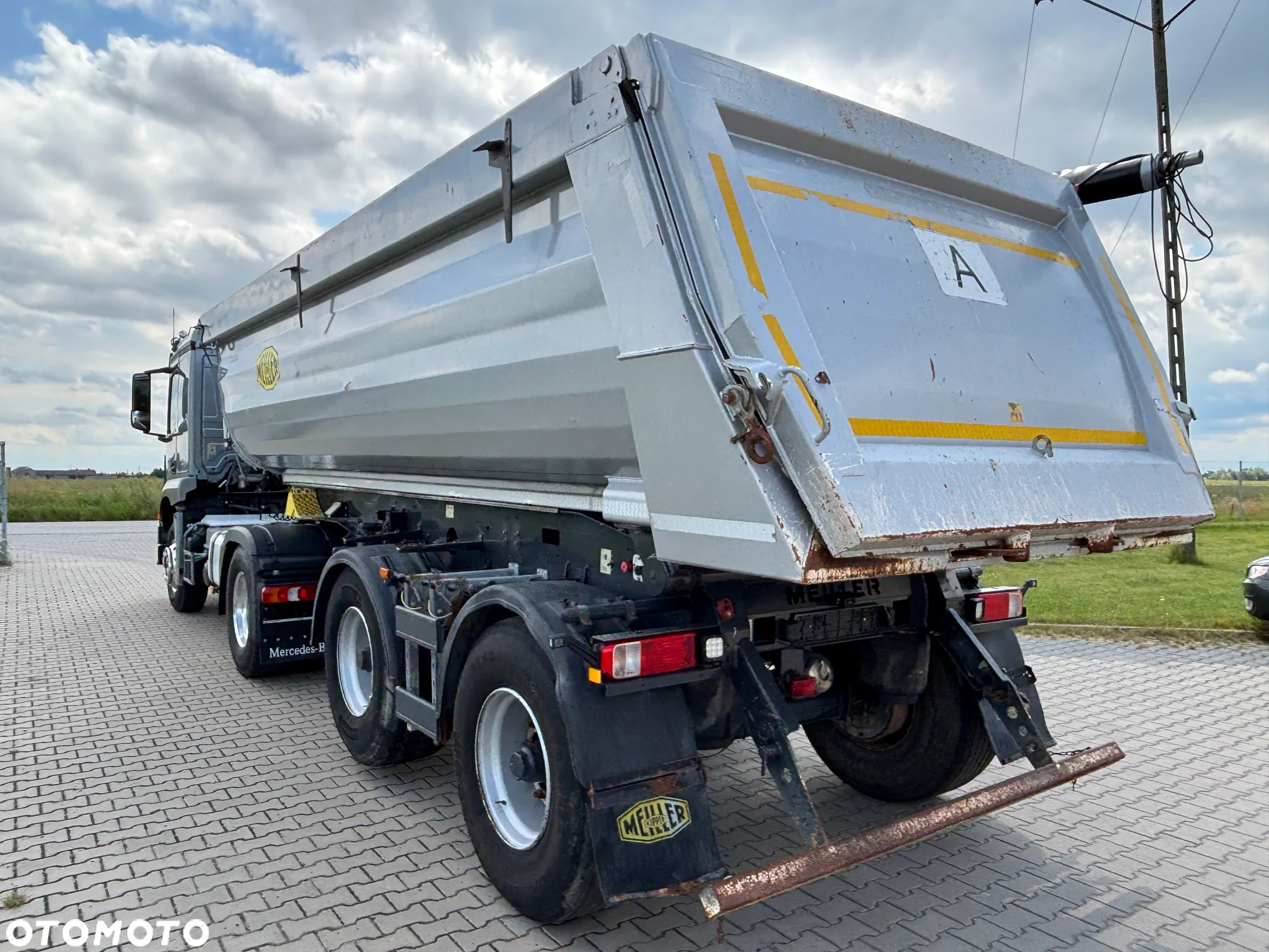 Meiller KISA 2 wywrotka stalowa 24m3 , (schwarzmuller, carnehl, schmitz) dwie osie , szeroki rozstaw , nacisk na oś 11000 kg. - 7