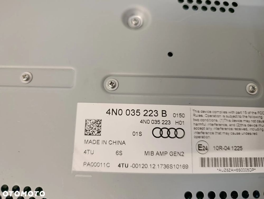 Wzmacniacz radia audio bang olufsen Audi Q8 e-tron etron - 6