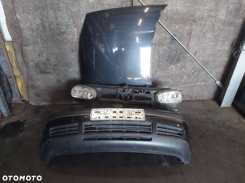 KOMPLETNY PRZÓD MASKA ZDERZAK LAMPY PAS PRZEDNI VOLKSWAGEN GOLF IV LC9Z - 1