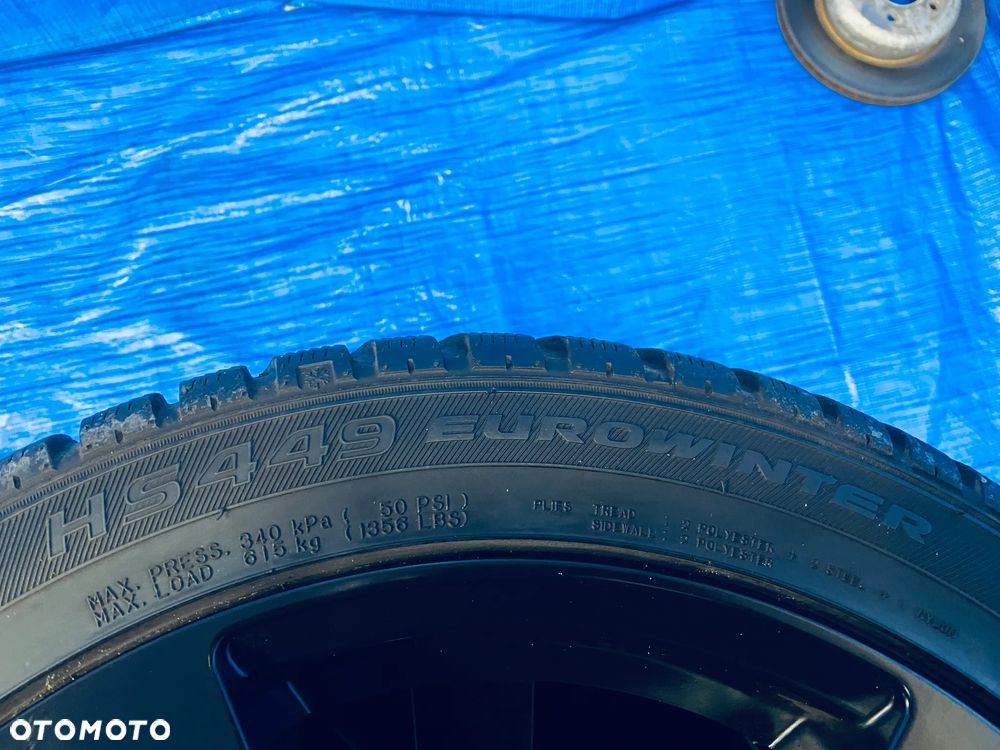 KOŁA KOŁO 17 FELGA ALUMINIOWE ALUSY 17" x 7J  5X112 ; 57,1mm ET48 KOMPLET ; OPONY ZIMOWE ZIMA FALKEN ; AUDI A3 8P 8V ; GOLF V VI VII VII PASSAT B5 B6 B7 ; TOURAN ; SKODA OCTAVIA SUPERB ; SEAT LEON ALTEA TOLEDO ORYGINAŁ KBA49295 - 14