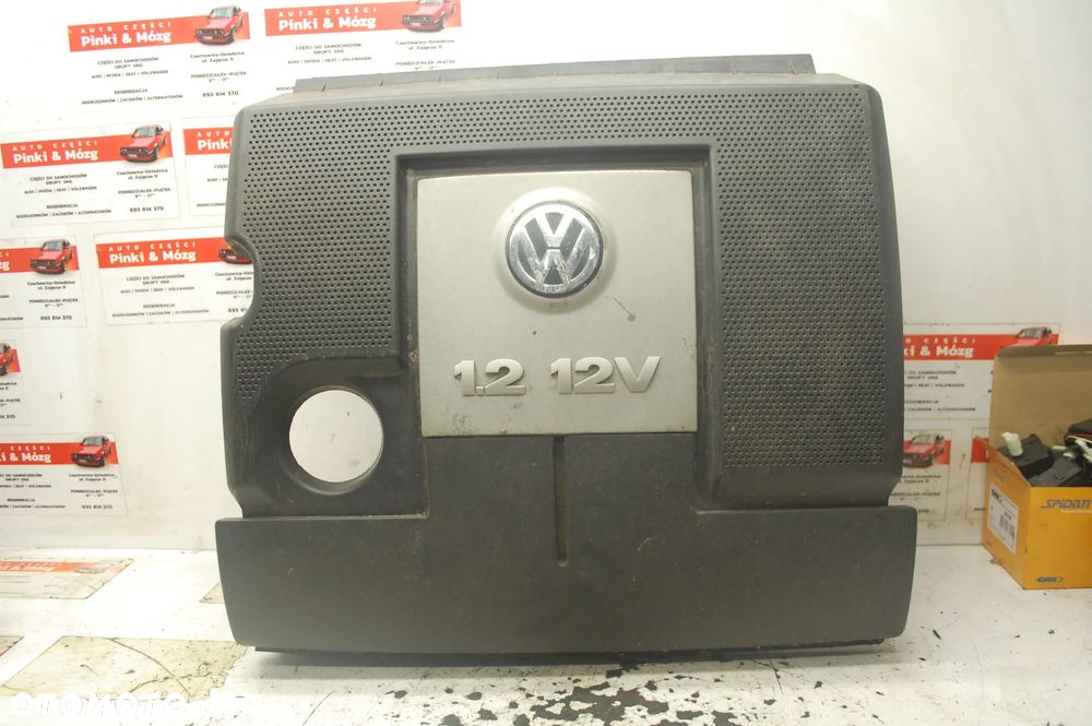 OSŁONA POKRYWA SILNIKA 03E129607D 1.2 12V AZQ VW POLO IV SEAT IBIZA III SKODA 03E129607E 03E129607R 03E129607A 03E129607H - 1