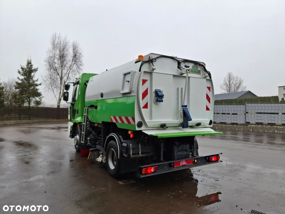 Renault Midlum 220 Zamiatarka Johnston SEMAT Szczotki L/R Obie Strony Dodatkowy SIlnik W Zabudowie Klimatyzacja EUnited PM10 - 3