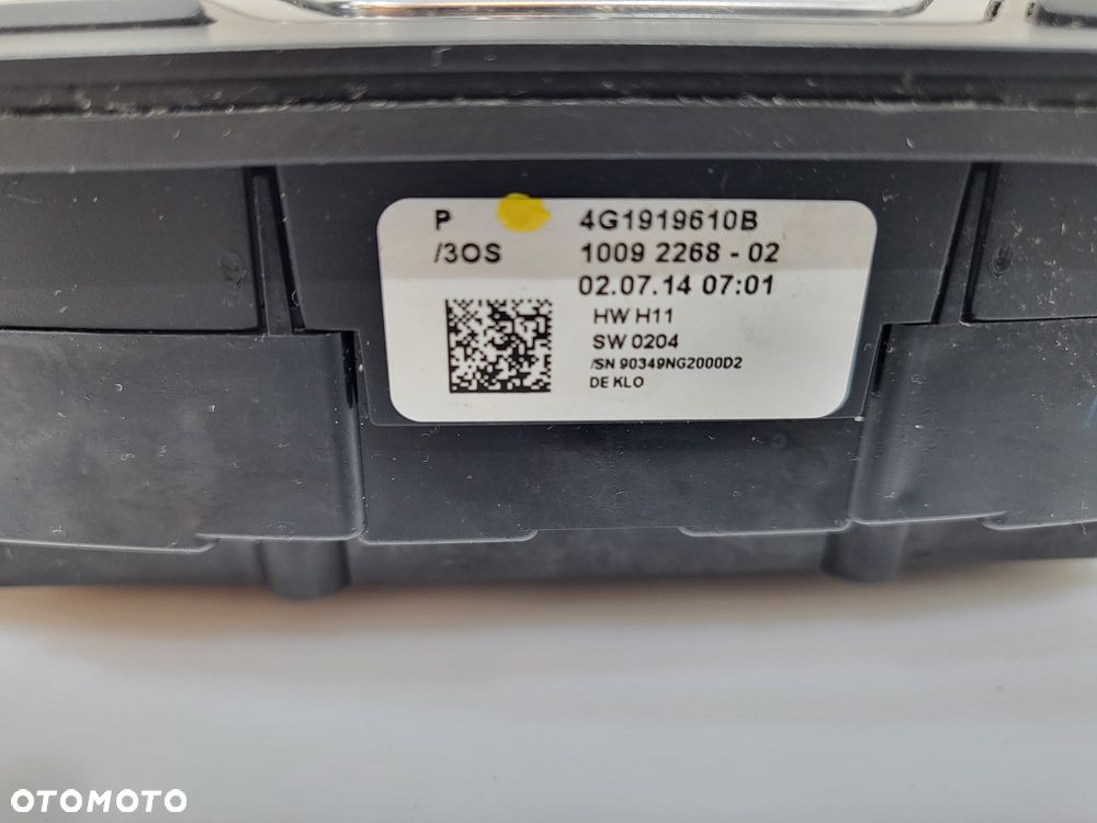 AUDI A6 C7 A7 PANEL STEROWANIA MMI 4G1919610B - 6