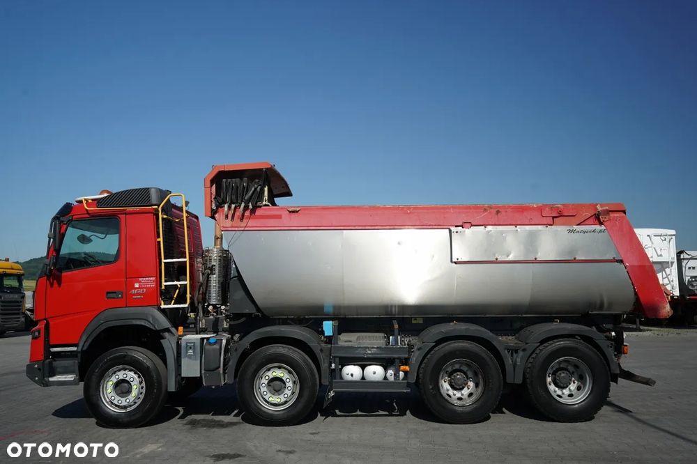 Volvo FMX 460 / 8x4 / WYWROTKA TYLNOZSYPOWA / HYDROKLAPA / I-SHIFT / PLANDEKA ELEKTRYCZNA / EURO 6 / - 11