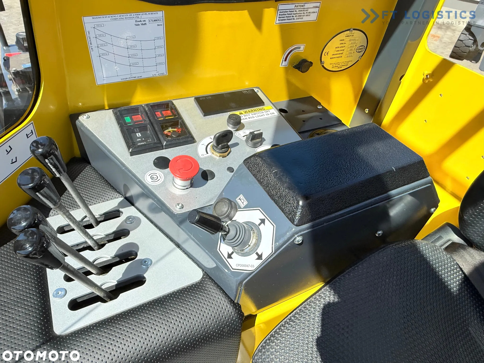 Combilift C5000XL / GAS / DUPLEX / 4500MM / WOLNY SKOK / PRZESUW WIDEŁ / POZYCJONER / KABINA XL / NOWE OPONY - 20