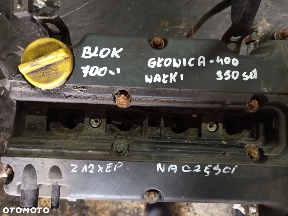SILNIK NA CZĘŚCI Z12XEP OPEL CORSA D 1.2 16V 80 KM 06-11 BLOK GŁOWICA WAŁKI - 7