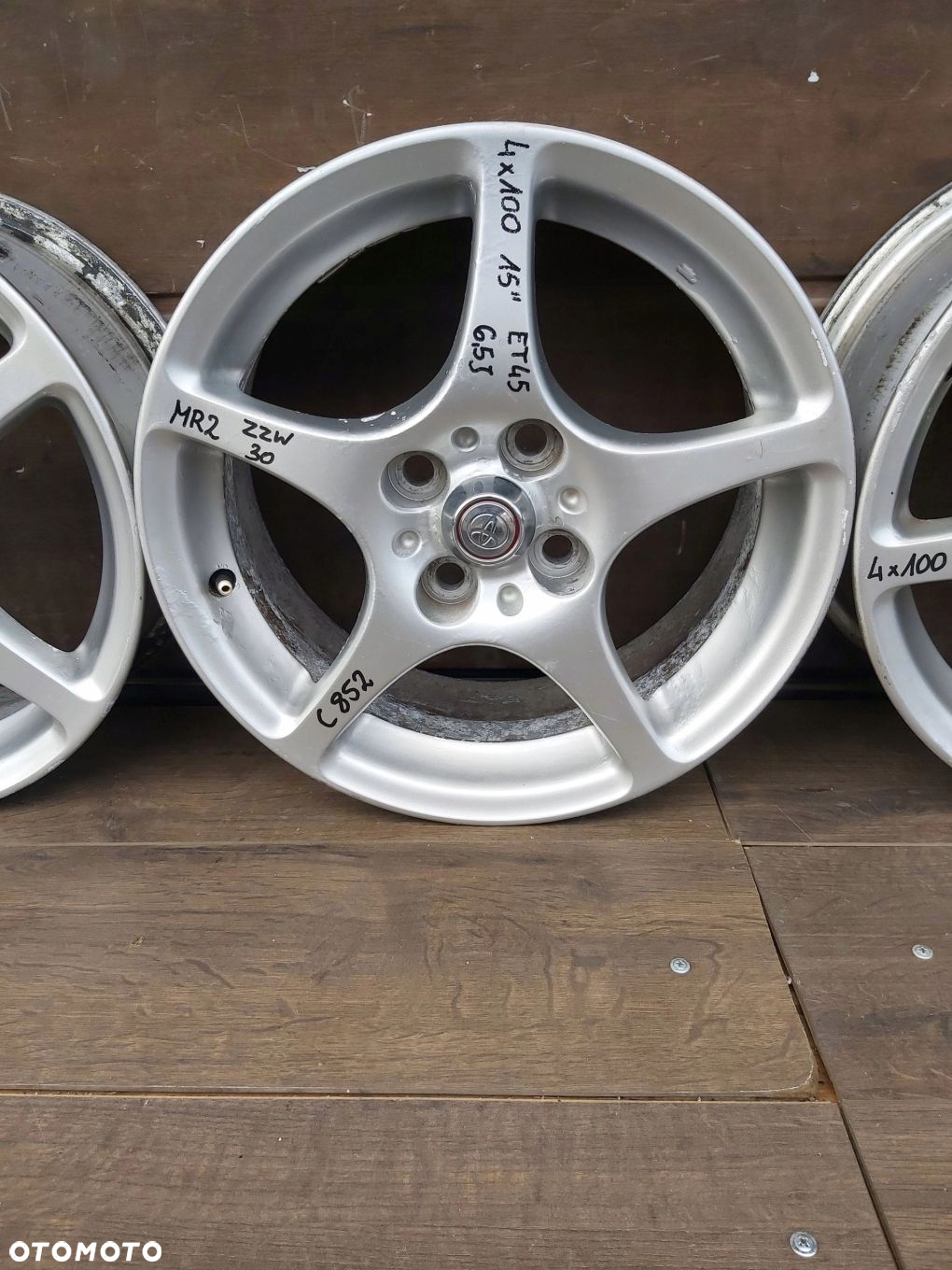 Toyota MR2 zzw30 1,8 vvti Alufelgi felgi 15 4x100 komplet 6J 6,5J - 4