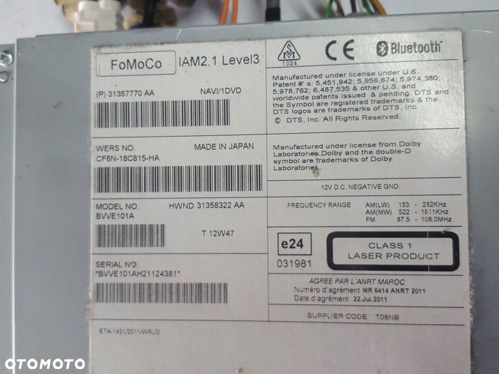 VOLVO V60 I 10-13r S60 RADIO CD NAWIGACJA 31357770AA - 2