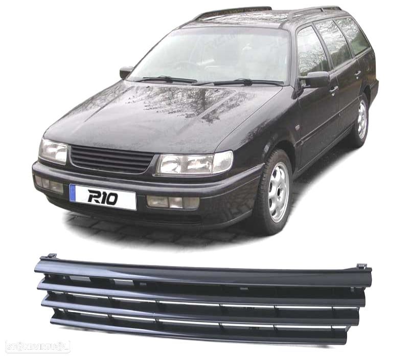 GRELHA FRONTAL VOLKSWAGEN VW PASSAT 93-97 PRETA - 1