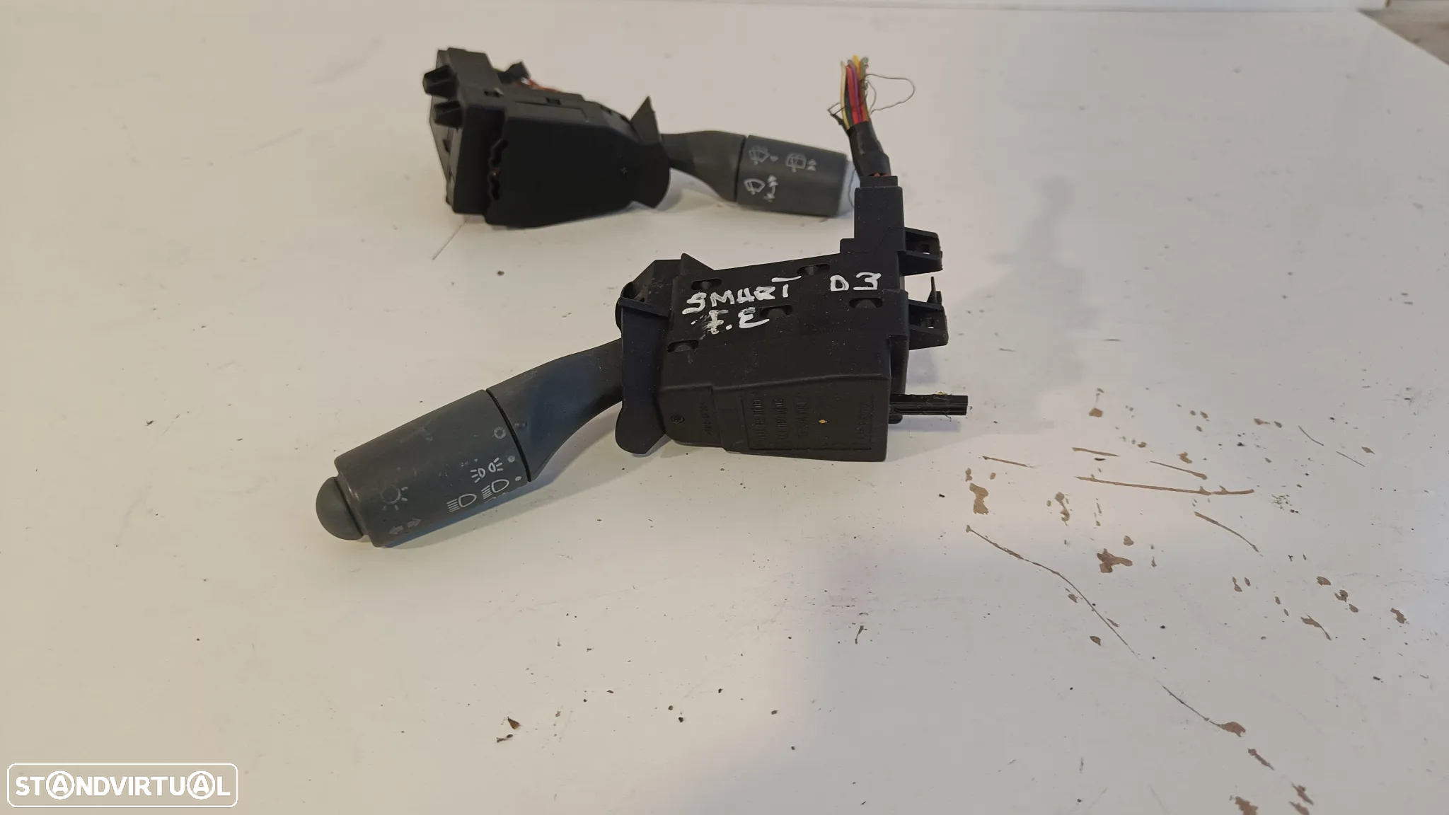 Manete comutador luzes piscas limpa vidros Smart fortwo 1998 a 2006 - 2