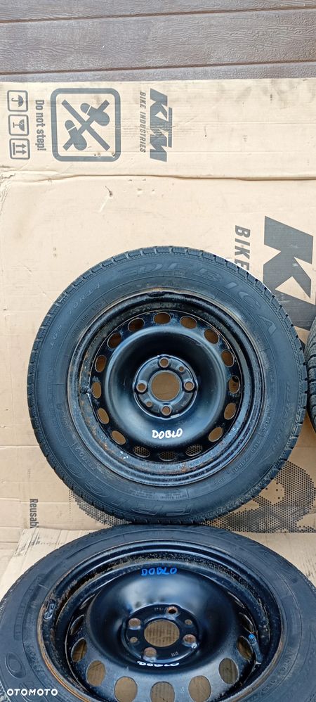 Felgi stalowe z oponami 165/70 R14 4X98 ET35 Fiat Doblo I Lift - 4