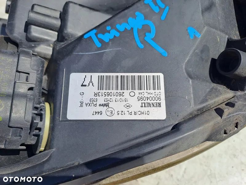 RENAULT TWINGO II 13r LAMPA PRAWY PRZÓD PRZEDNIA - 3