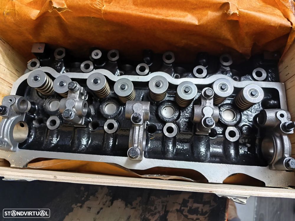 Cabeça Colaça de motor com válvulas Toyota Hilux LN56 Hiace LH51 Dyna 150 LY60 2L 1984 a 1989 - 2