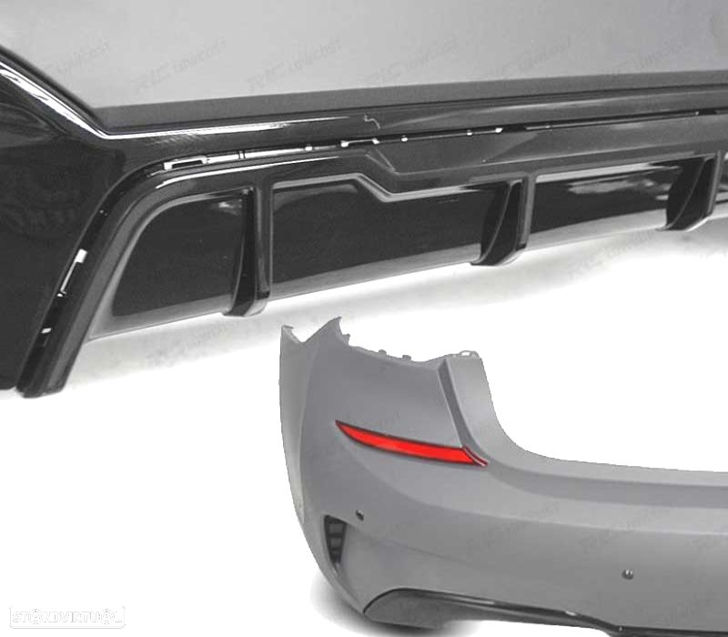 PARA-CHOQUES TRASEIRO BMW G20 19-22 LOOK M PERFORMANCE PDC - 3