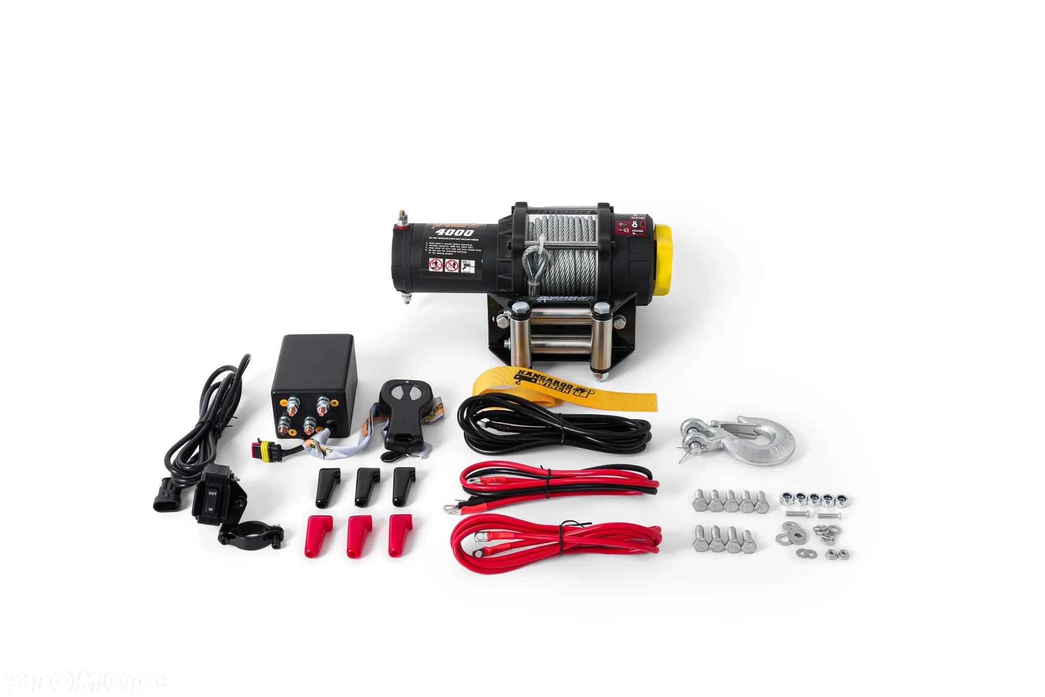 Wyciągarka elektryczna Kangaroowinch K4000 12V Ze Sterowaniem Bezprzewodowym - 1