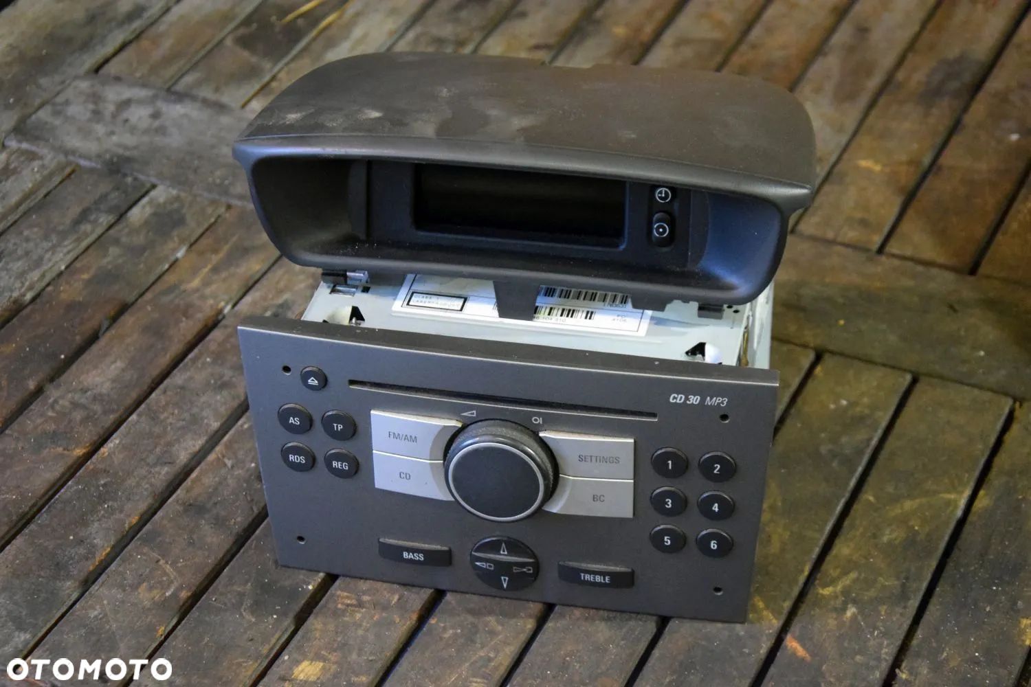 Opel Radio CD30 MP3 Ciemne + wyświetlacz Wylogowane z KODEM Oryginał - 1