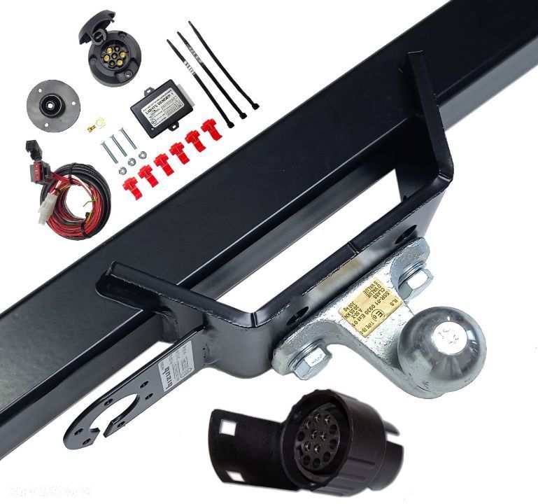 VW VOLKSWAGEN CRAFTER1I 2006-16 MERCEDES SPRINTER 2 II hak holowniczy +MODUŁ7PIN/13P - 4