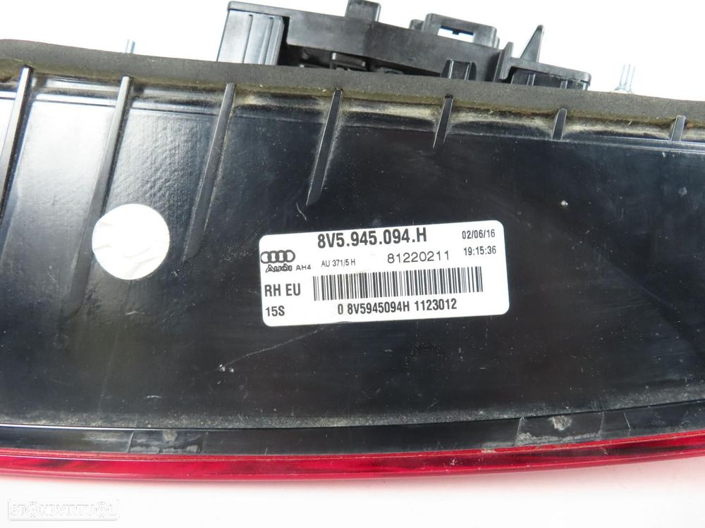 Farolim da mala LED Direito Usado / Original AUDI A3 Convertible (8V7, 8VE)/AUDI... - 3