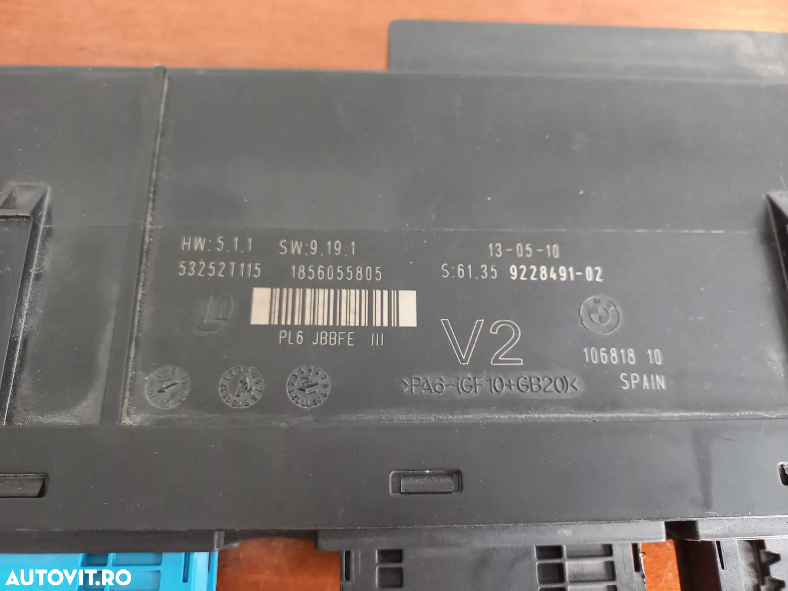 Modul Confort PL6 JBBFE 3 III Bmw F10 F11 F07 Cod  - Dezmembrari Arad - 5