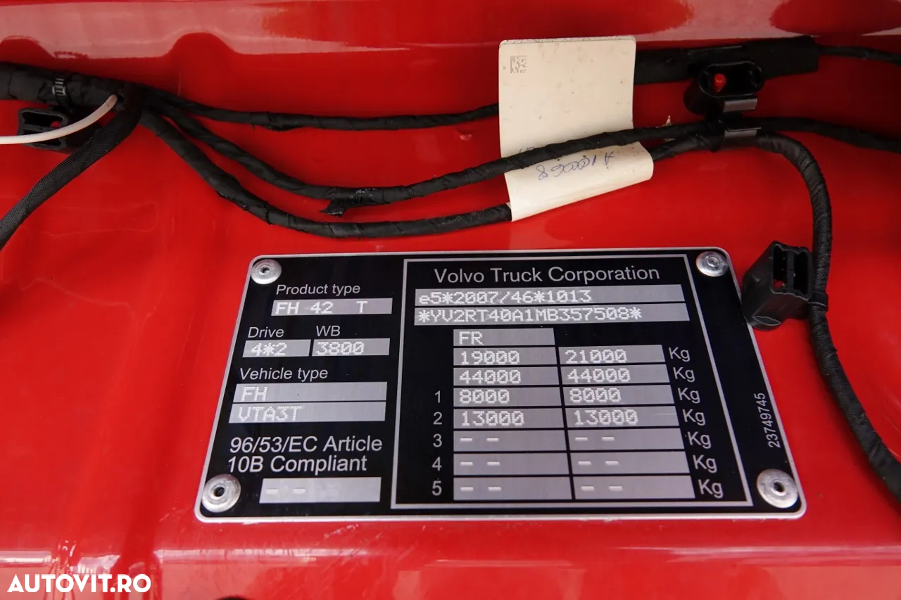 Volvo FH 500 / XXL / I-PARK COOL / I-SAVE / MODEL NOU / ANVELOPE 100% / DUPĂ CONTRACTUL DE SERVICE GOLDEN - 36