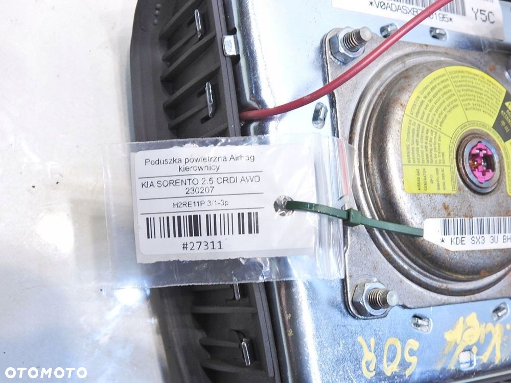 PODUSZKA AIRBAG KIEROWCY KIA SORENTO I - 6