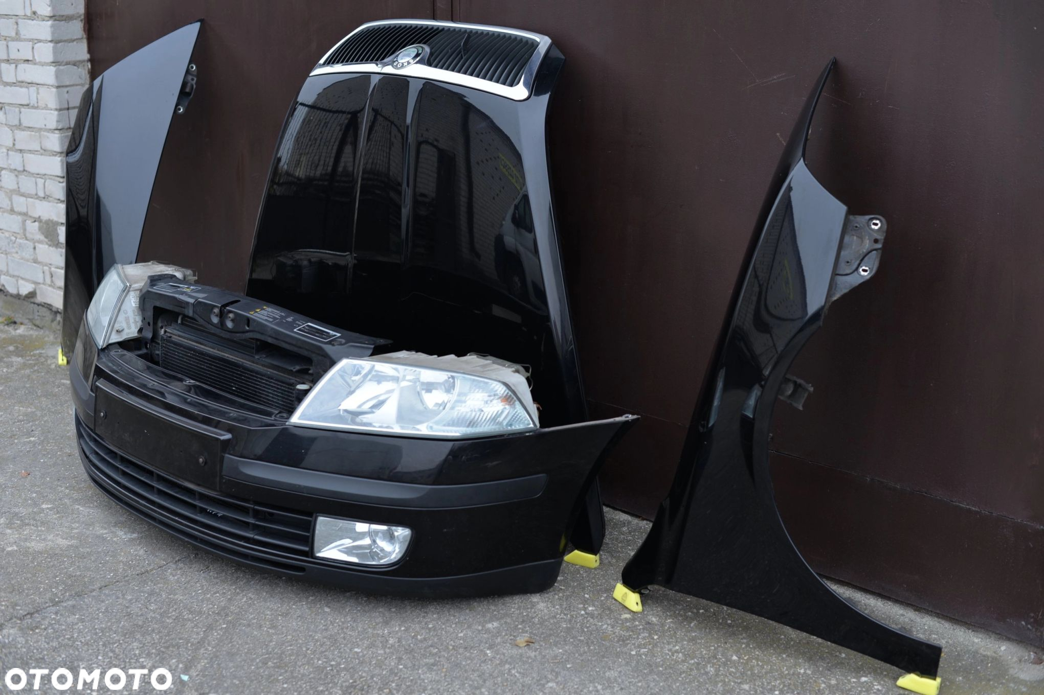 MASKA ZDERZAK GRILL BŁOTNIK LAMPA H7 XENON PAS BELKA SKODA OCTAVIA II 04-08 - 6