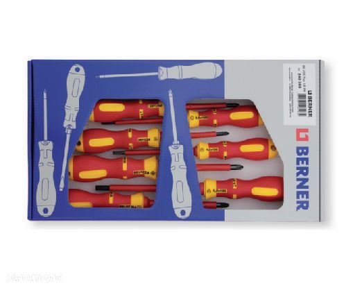 Wkrętaki 2K Top VDE - zestaw LS/PH/PZ - karton - 1