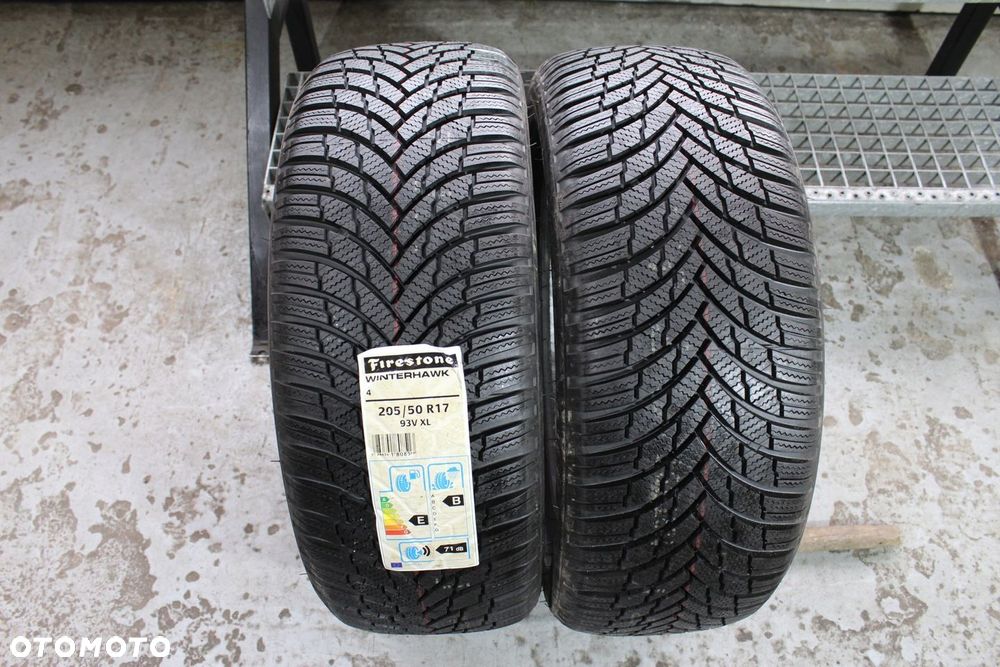 2x 205/50R17 FIRESTONE WINTERHAWK 4 93V XL 20r - 1
