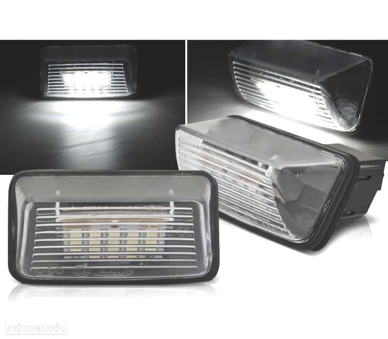 LUZES MATRÍCULA LED PEUGEOT 206 306 307 PARTNER CITROEN C3 C5 XARA BERLINGO SAXO - 1