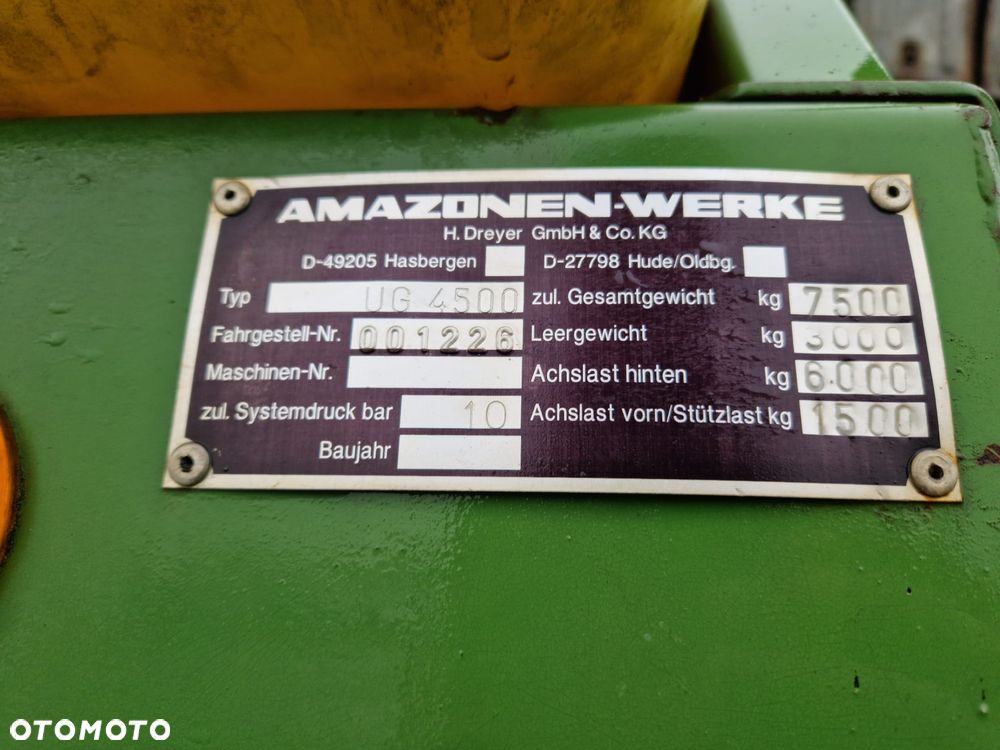 Amazone UG4500 Magna - 19