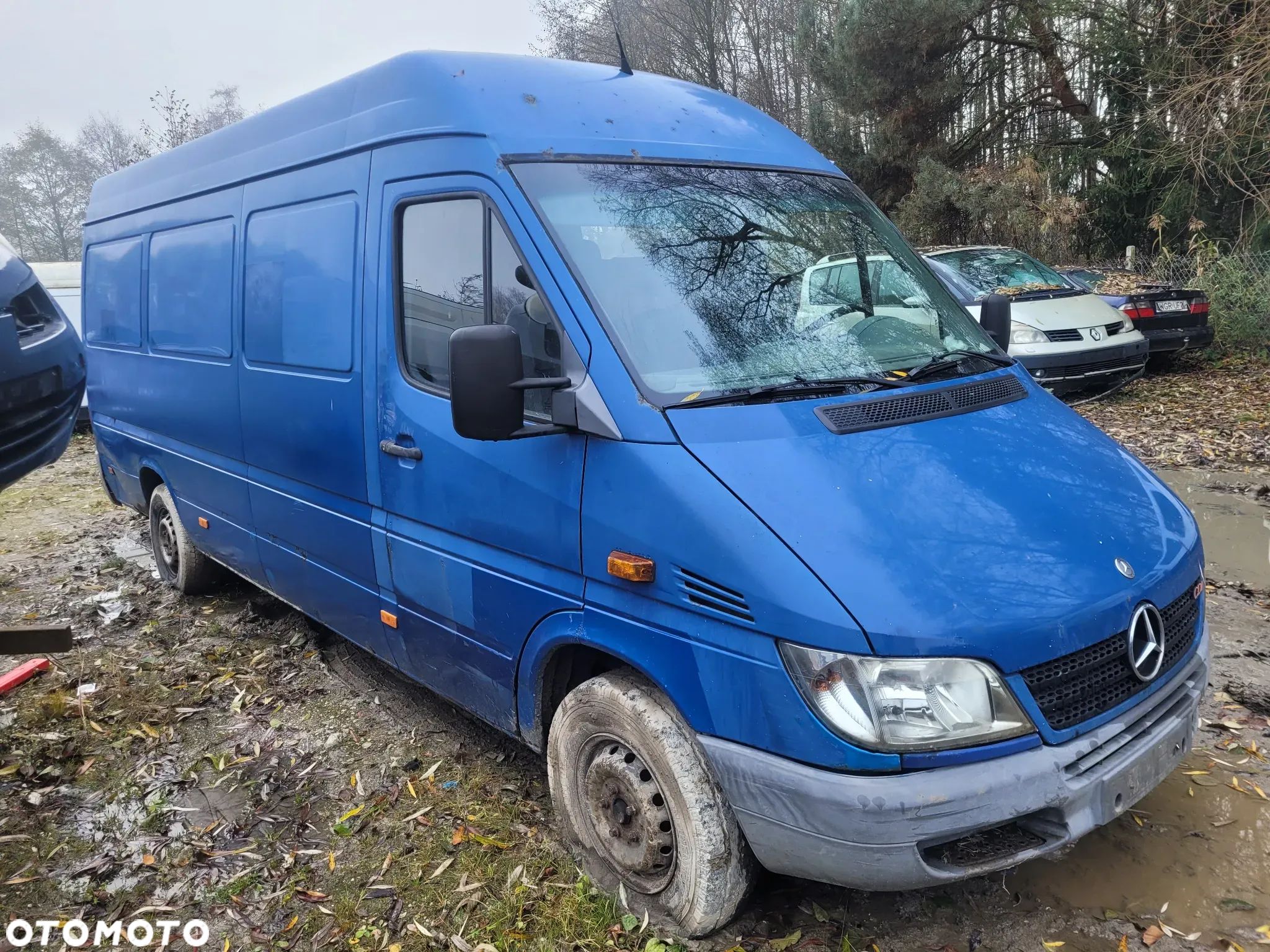 MERCEDES SPRINTER 903 maska pokrywa silnika klapa bagażnika zderzak lampa reflektor pas przedni stop lampy halogeny - 1