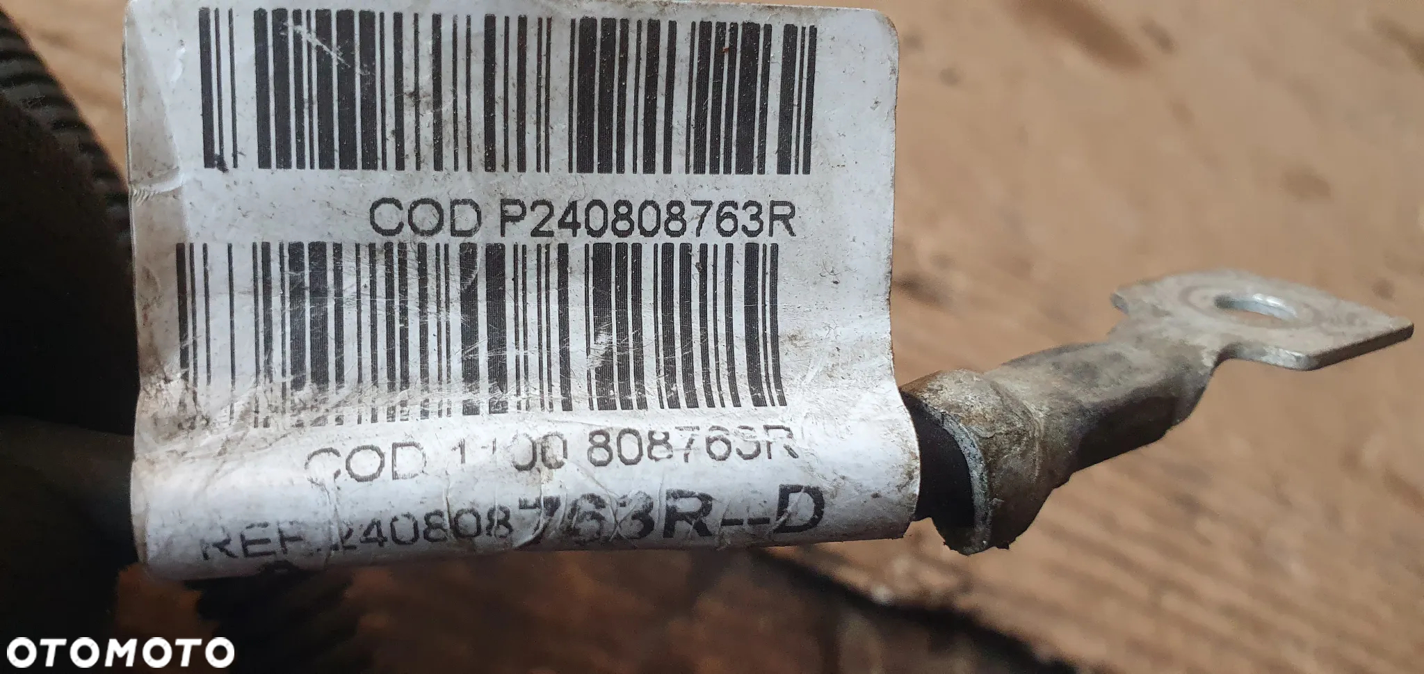 Klema minusowa akumulatora bezpiecznik Dacia Logan II 250825784R 240808763R - 10