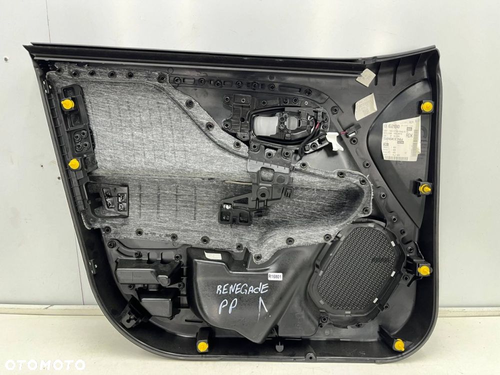 Tapicerka Jeep Renegade 14r.- prawy przedni boczek drzwi pasażera podświetlana klamka ekoskóra - 16